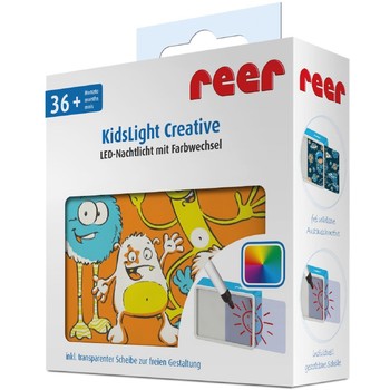 REER Lampa de veghe cu leduri colorate KidsLight Creative „Monstrii”