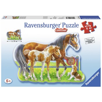 Ravensburger Puzzle Cai Veseli -  72 de piese