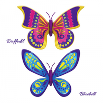 Set 2 bucati Fluturasul magic - Daffodil si Bluebell