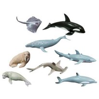 Set 8 figurine animale marine