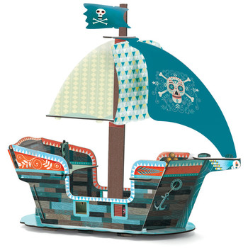 Djeco Figurina Nava piratilor 3D