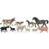 Miniland Animale domestice cu puii - set 10 figurine