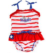 Costum de baie SeaLife red pentru fetite