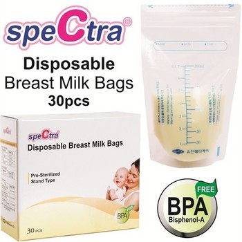 Spectra Set pungi cu fermoar pentru depozitare lapte matern (30 buc)