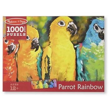 Melissa & Doug Puzzle 1000 piese Papagali curcubeu