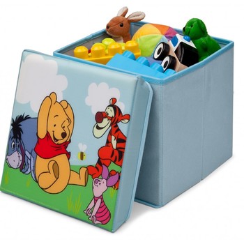 Delta Children Taburet si cutie depozitare jucarii Disney Winnie the Pooh