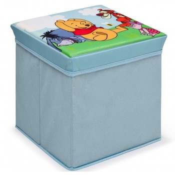 Delta Children Taburet si cutie depozitare jucarii Disney Winnie the Pooh