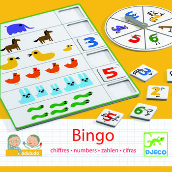 Djeco Bingo copii - invata numere