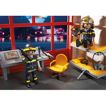 Playmobil Statie de pompieri cu alarma