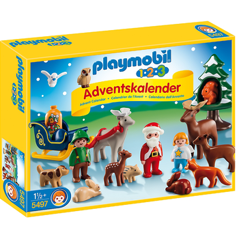 Playmobil 1.2.3 Calendar - Craciunul in padure