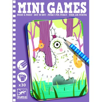 Djeco Mini games - Deseneaza punct cu punct