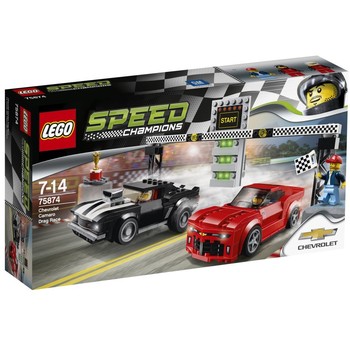 LEGO ® Speed Champions - Cursa de dragstere Chevrolet Camaro