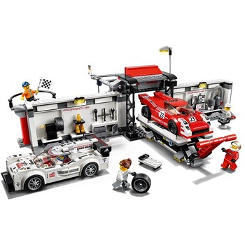 LEGO ® Speed Champions - Porsche 919 Hybrid si 917K Pit Lane