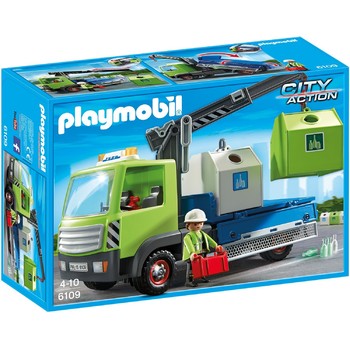 Playmobil Camion de sortare a sticlei