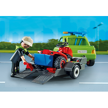 Playmobil Om cu masina de tuns iarba
