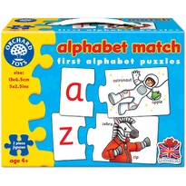 Joc educativ - puzzle in limba engleza Invata alfabetul prin asociere