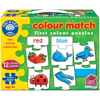 Orchard Toys Joc educativ - puzzle in limba engleza Invata culorile prin asociere