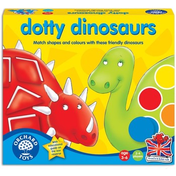 Orchard Toys Joc educativ - Dinozaurii cu pete