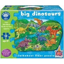 Puzzle de podea - Dinozauri 50 piese