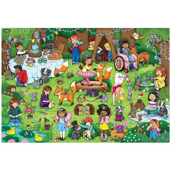 Orchard Toys Puzzle de podea - Petrecerea din padure 70 piese