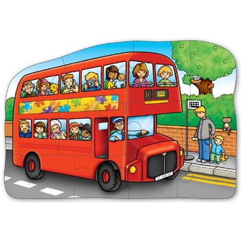 Orchard Toys Puzzle fata verso -  Autobuz 12 piese