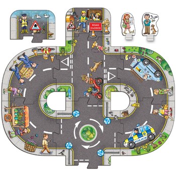 Orchard Toys Puzzle gigant de podea - Intersectii 10 piese