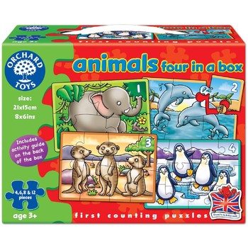 Orchard Toys Set 4 Puzzle - Animale