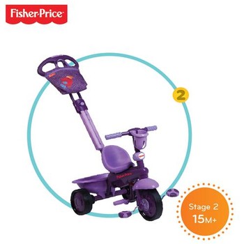 Fisher-Price Tricicleta 3 in 1 Royal Violet