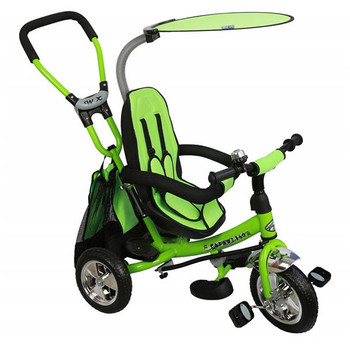Baby Mix Tricicleta copii cu Scaun Reversibil Safari Green