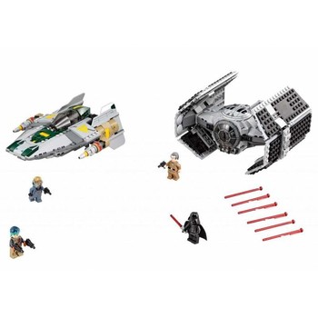 LEGO ® TIE Advanced al lui Vader contra A-Wing Starfighter