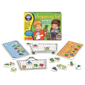Orchard Toys Joc educativ in limba engleza - Lista de cumparaturi Fructe si legume