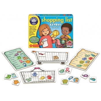 Orchard Toys Joc educativ in limba engleza Lista de cumparaturi Haine