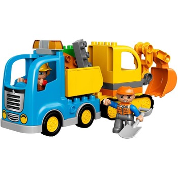 LEGO ® Camion si excavator pe senile Lego Duplo