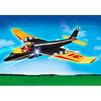 Playmobil Avionul de curse cu lumini