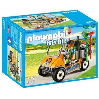 Playmobil Masina ingrijitorului de la Zoo