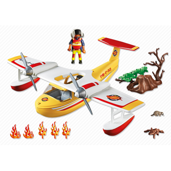 Playmobil Avion pentru incendii