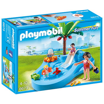 Playmobil Piscina de jucarie cu tobogan