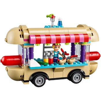 LEGO ® Furgoneta de hot dog din parcul de distractii