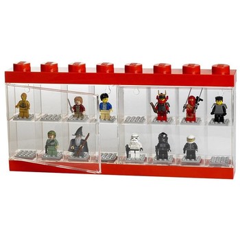 LEGO ® Cutie rosie pentru 16 minifigurine LEGO