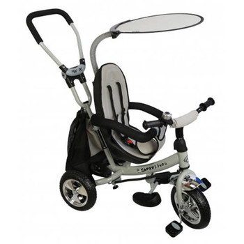 Baby Mix Tricicleta copii cu Scaun Reversibil Safari Gri