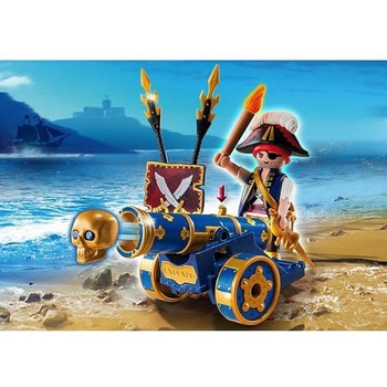 Playmobil Pirat cu tun albastru