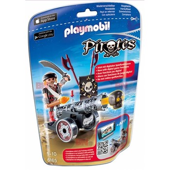 Playmobil Talhar cu tun negru