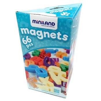 Miniland Set 66 litere mici magnetice