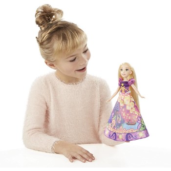 Hasbro Papusa Disney Princess Rapunzel cu Rochie Magica