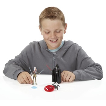 Hasbro Star Wars - Figurine Darth Vader si Ahsoka Tano