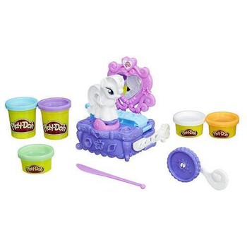 Hasbro Set Plastilina Play-Doh My Little Pony Rarity Style and Spin