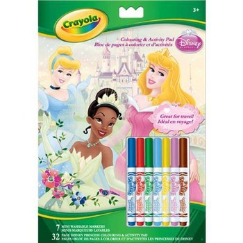 Crayola Set Carte de Colorat Printesele Disney