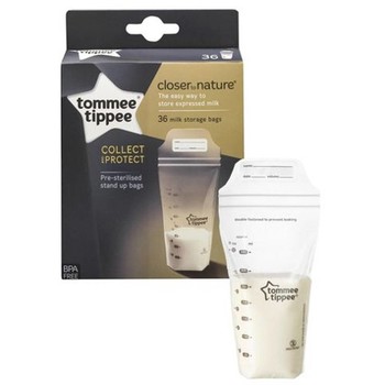 Tommee Tippee Pungi de stocare lapte matern Closer to Nature 36 buc