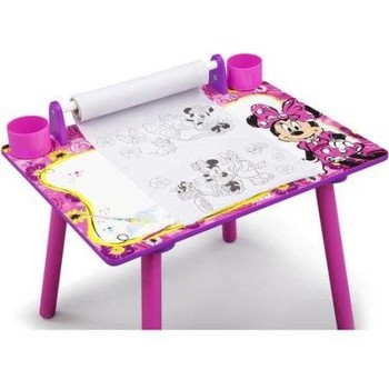 Delta Children Set masuta pentru creatie si 1 scaunel Minnie Mouse