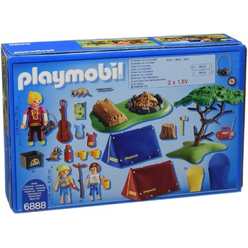 Playmobil Loc de Tabara cu Led de Foc